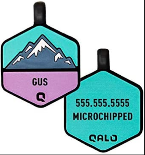  Qalo Custom Silicone Dog ID Tags