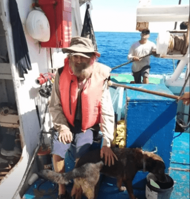 Australian Sailor And Dog Rescued